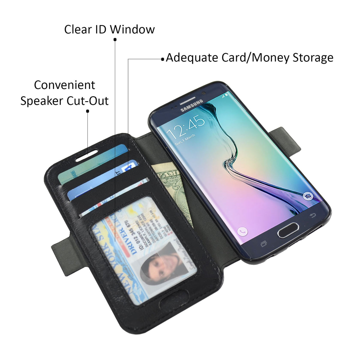 Slim Wallet Series - S6 Edge - NAVOR