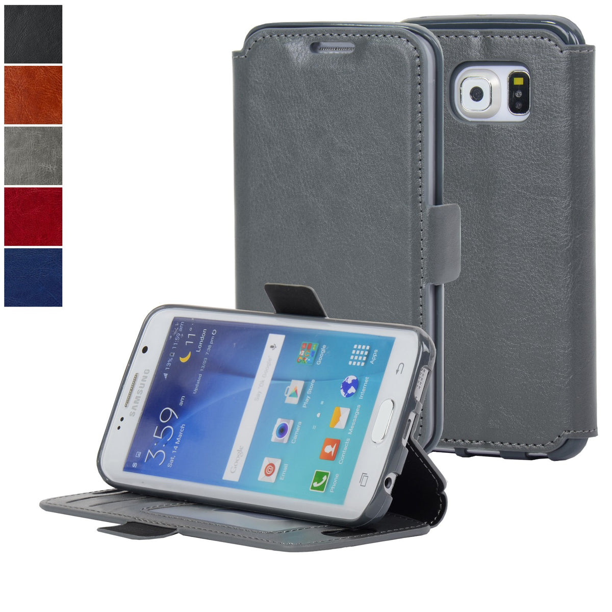 Slim Wallet Series - S6 Edge - NAVOR