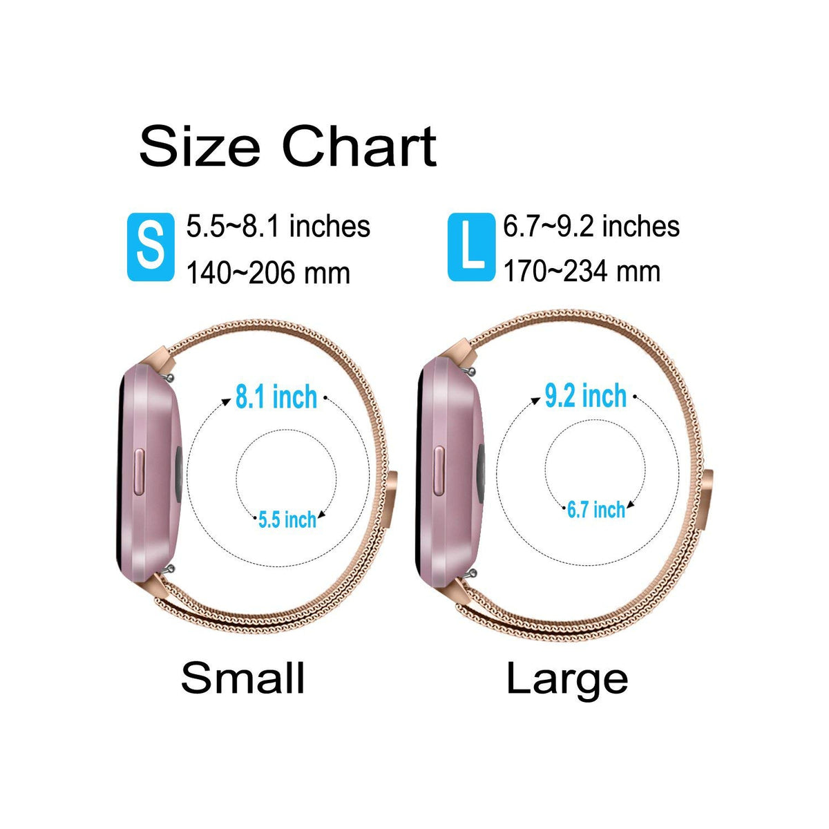 Steel Fitbit Band for Versa 2 / Versa Lite - NAVOR