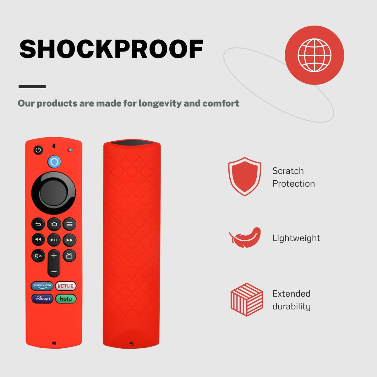 navor Fire TV Remote Silicone Case - NAVOR