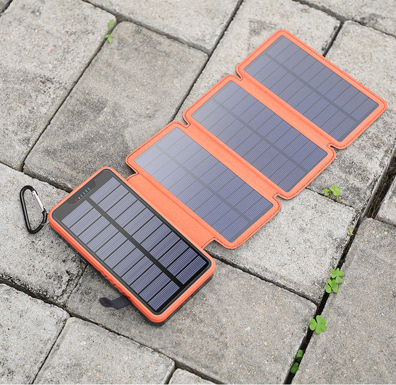 20000mAh Solar Portable Power Bank Dual 2.1A Outputs Waterproof External Battery Pack - NAVOR