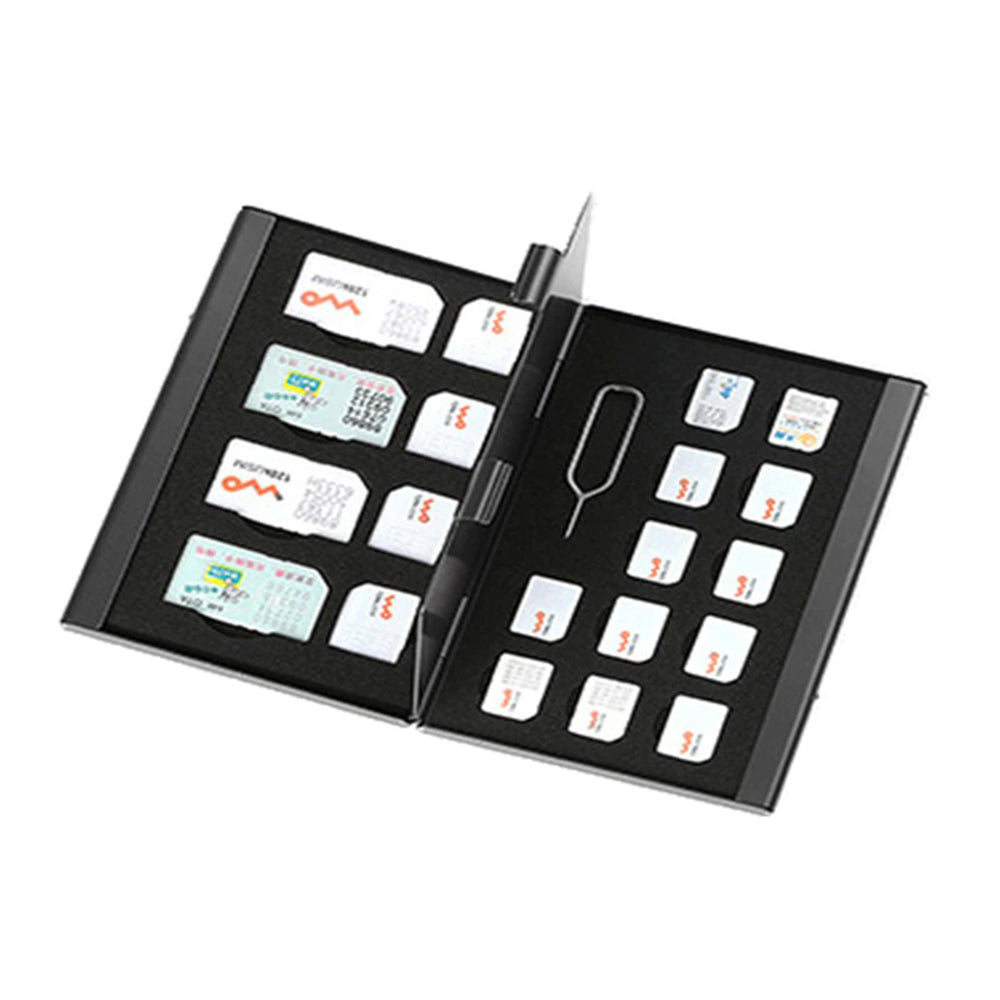 21-in-1 Portable Aluminum SIM Card holder - NAVOR
