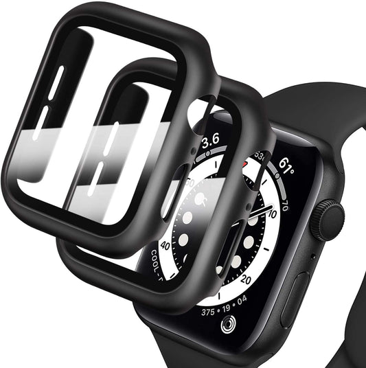 2 Pack Apple iWatch Series 6/SE/5/4 40mm Case with Built-in Screen Protector - NAVOR