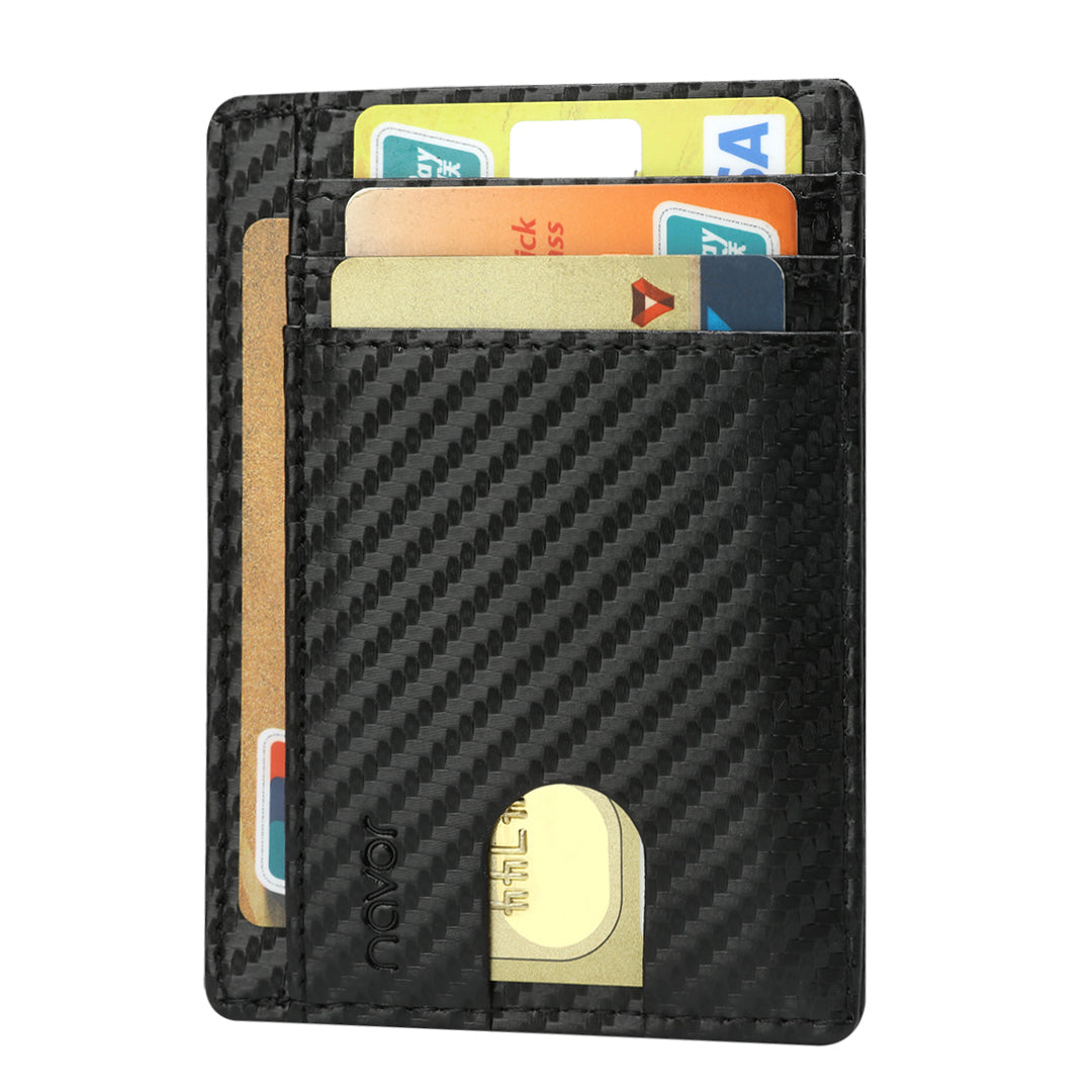 Slim Minimalist RFID Blocking Leather Wallet - NAVOR