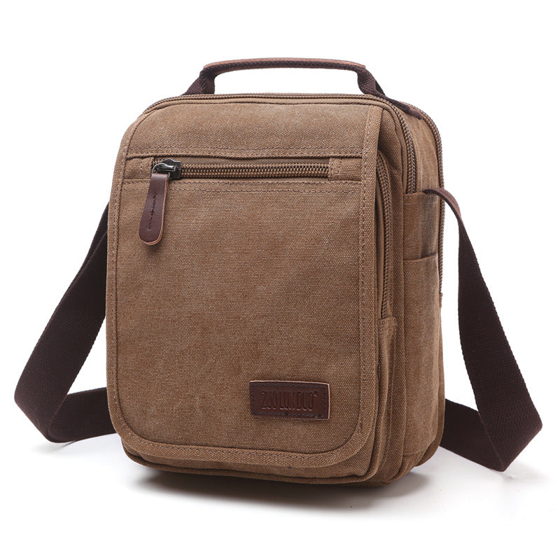 navor Men's Small Vintage Multipurpose Canvas Shoulder/ Messenger Bag - NAVOR