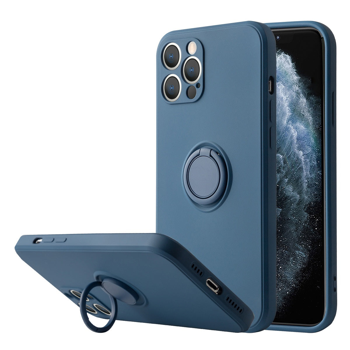 iPhone 12 Pro 6.1" Case with Ring Kickstand, Car Mount Feature - NAVOR