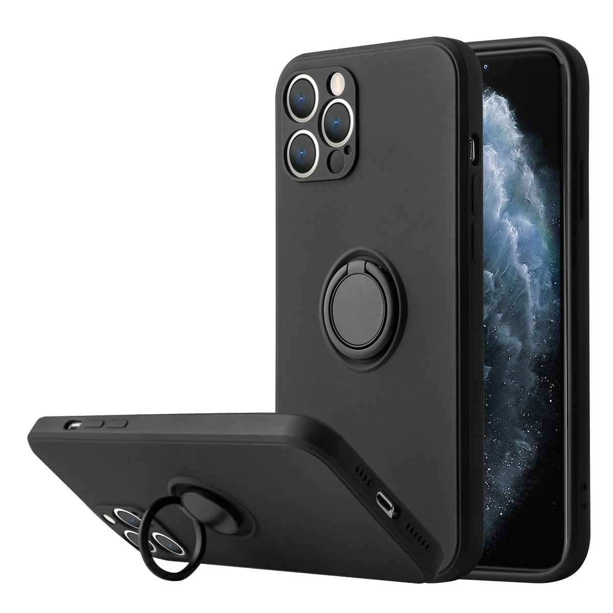 iPhone 12 Pro 6.1" Case with Ring Kickstand, Car Mount Feature - NAVOR