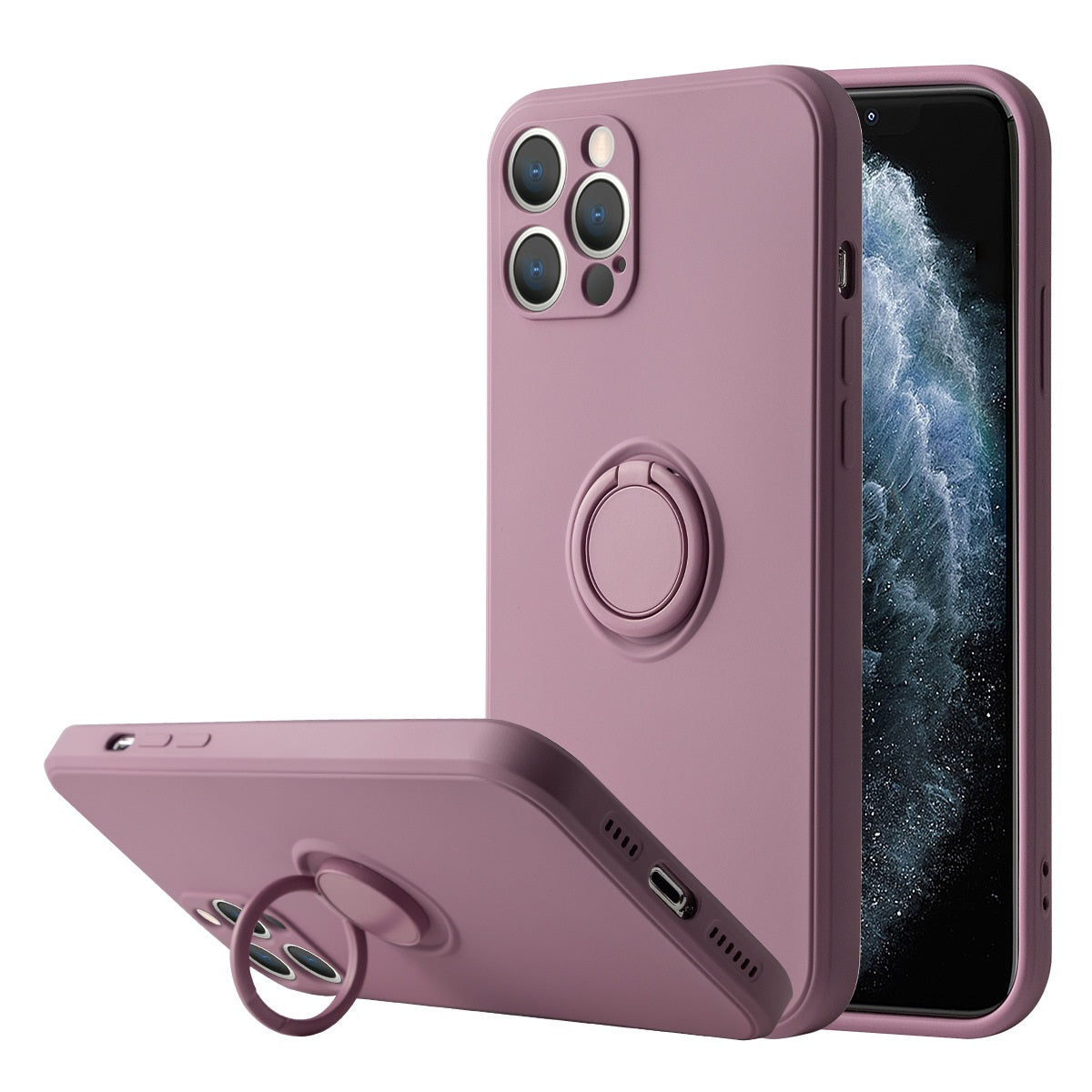 iPhone 12 Pro 6.1" Case with Ring Kickstand, Car Mount Feature - NAVOR