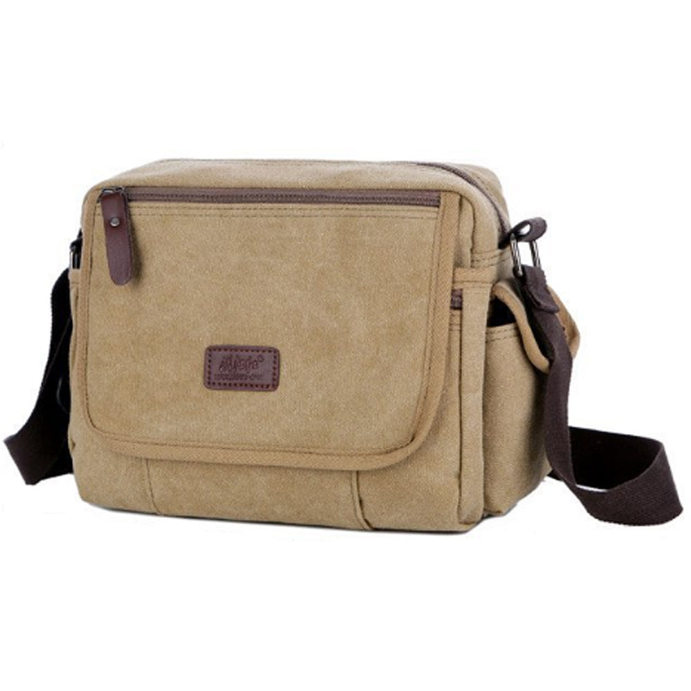 Men's Small Vintage Multipurpose Messenger Bag - NAVOR