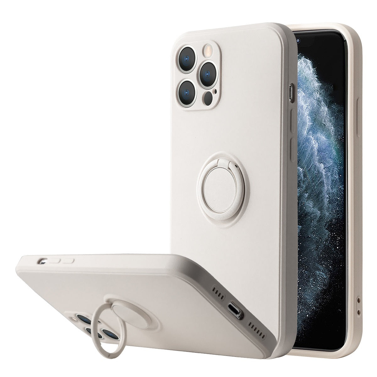 iPhone 12 Pro 6.1" Case with Ring Kickstand, Car Mount Feature - NAVOR
