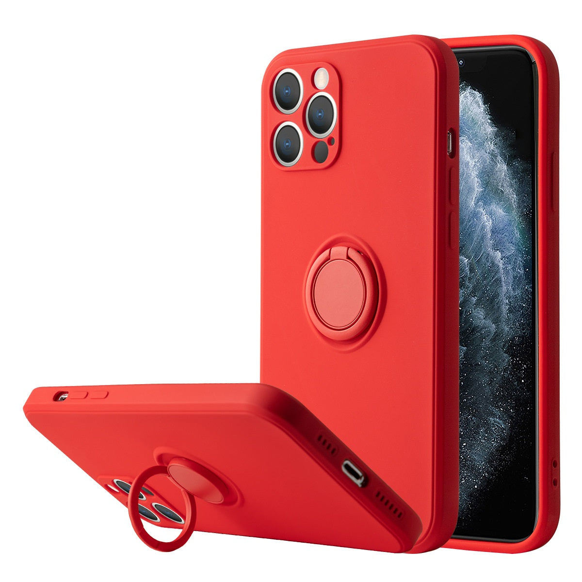 iPhone 12 Pro 6.1" Case with Ring Kickstand, Car Mount Feature - NAVOR