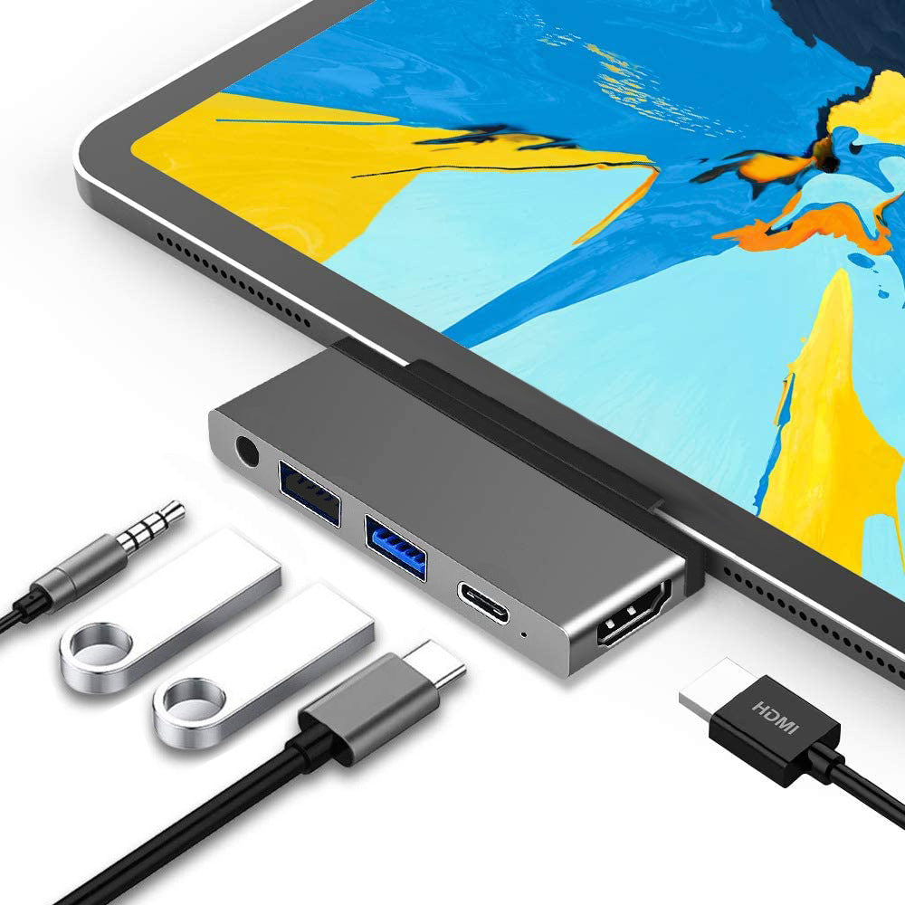 navor 5-in-1 USB C Hub for iPad Pro 11" and 12.9" - NAVOR