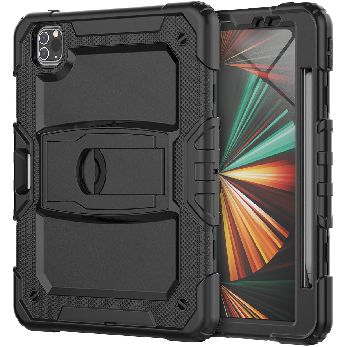 Case for iPad Pro 11, Built-in Screen Protector, Built-in Kickstand - NAVOR