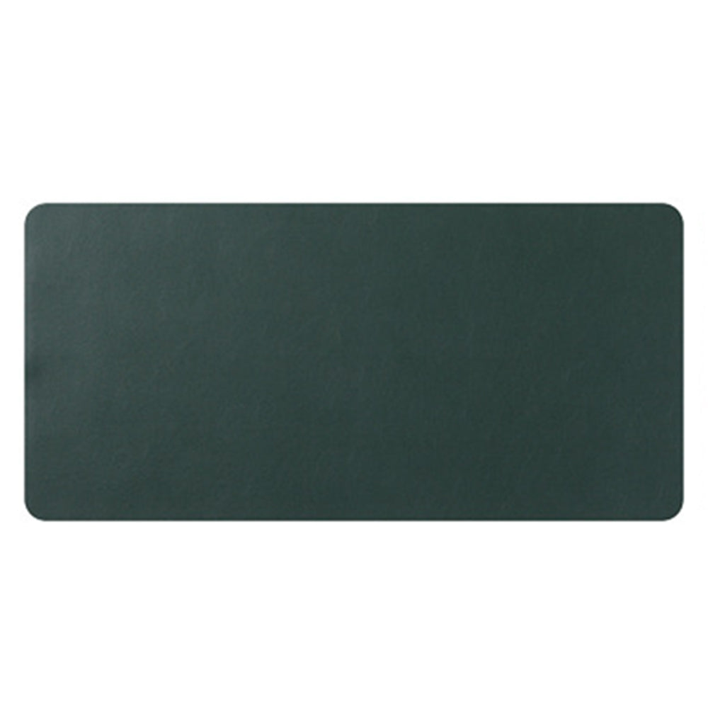 PU Leather 90 x 45 cm Desk Mat, Non-Slip Flat Extended Desk Mouse Mat for Office Home - NAVOR