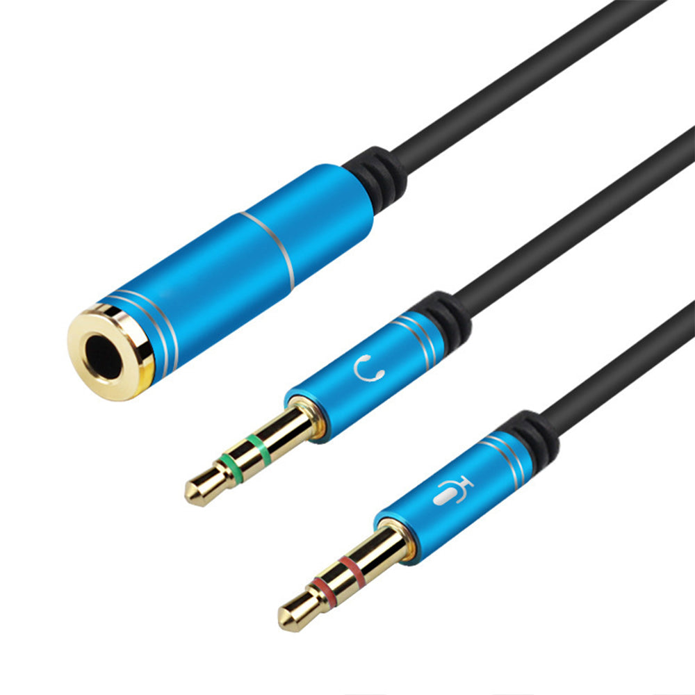 navor Headphone Splitter Cable, 3.5mm Female to Headphone Mic and Audio - NAVOR