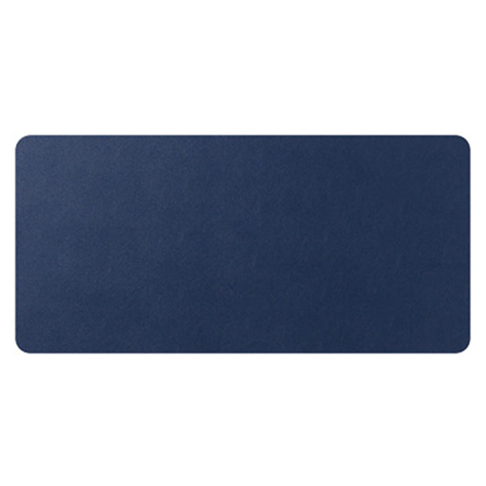 PU Leather 90 x 45 cm Desk Mat, Non-Slip Flat Extended Desk Mouse Mat for Office Home - NAVOR