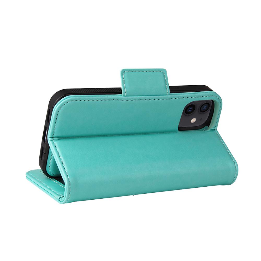 Universal Car Mount & iPhone 12 Mini Leather Wallet Case [Vajio Series] - NAVOR