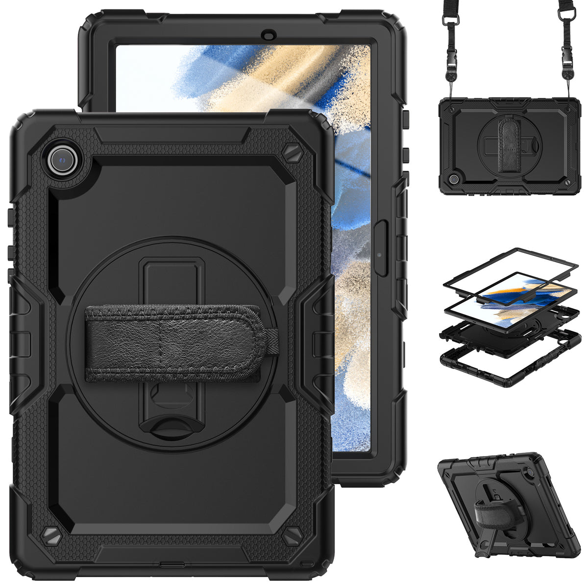 navor Samsung Galaxy Tab A8 10.5" (2022), 360 Kickstand Case