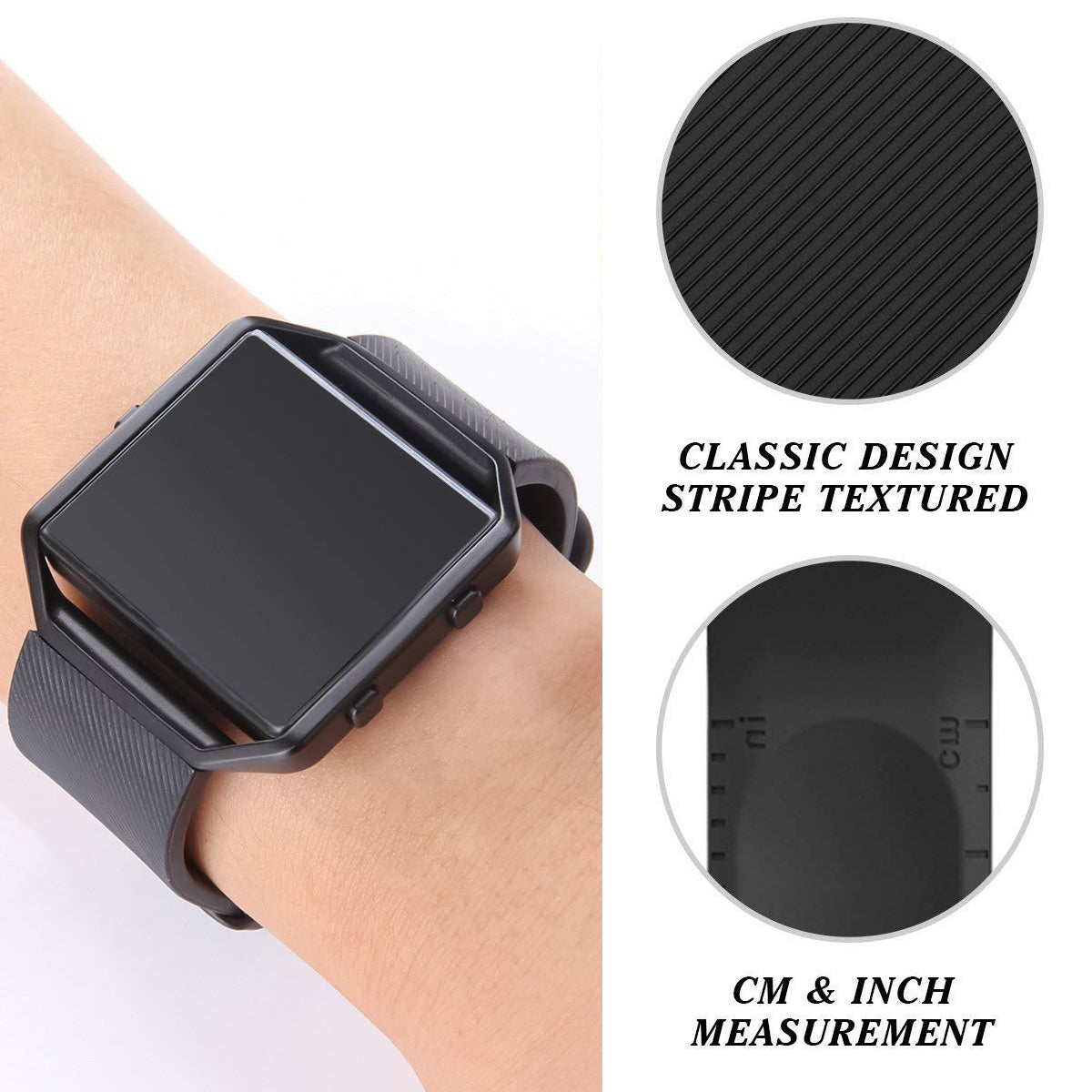 Replacement Strap Bands & Frame for Fitbit Blaze - NAVOR