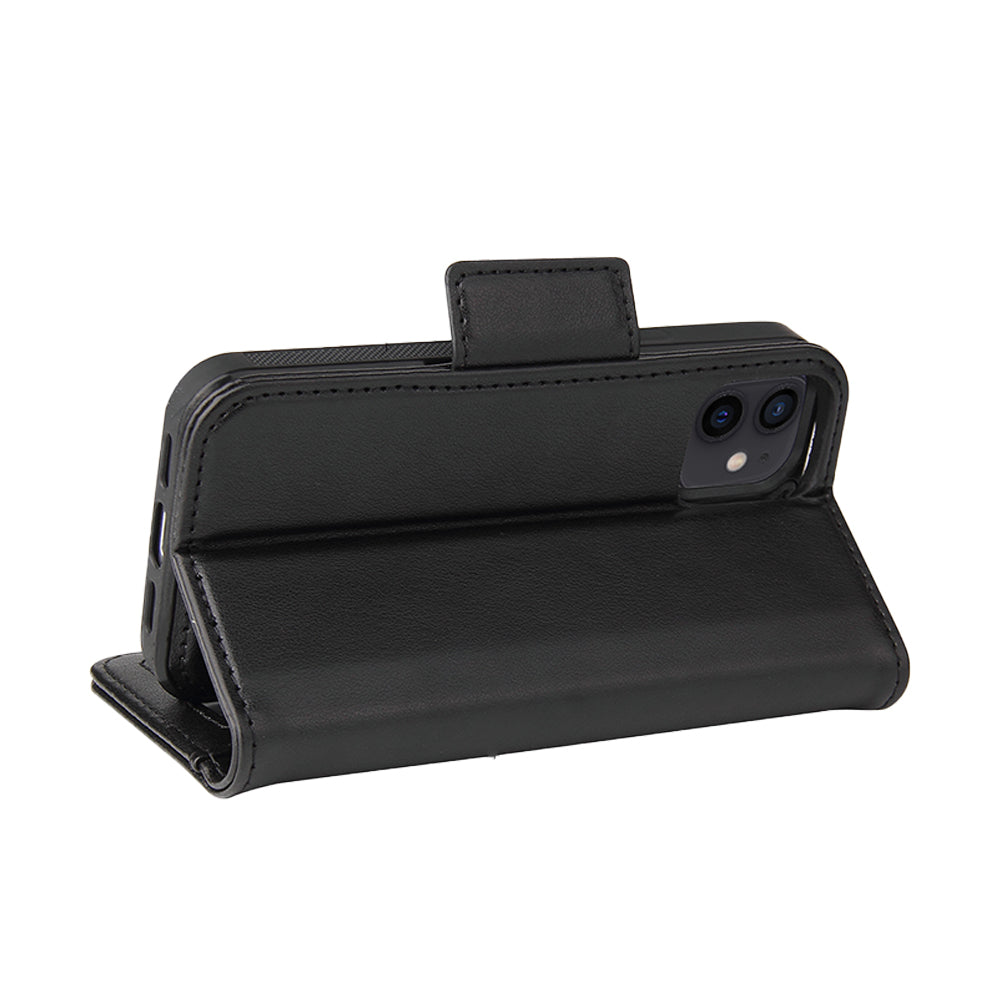 Vajio Series - iPhone 12 Mini Leather Wallet Case - NAVOR