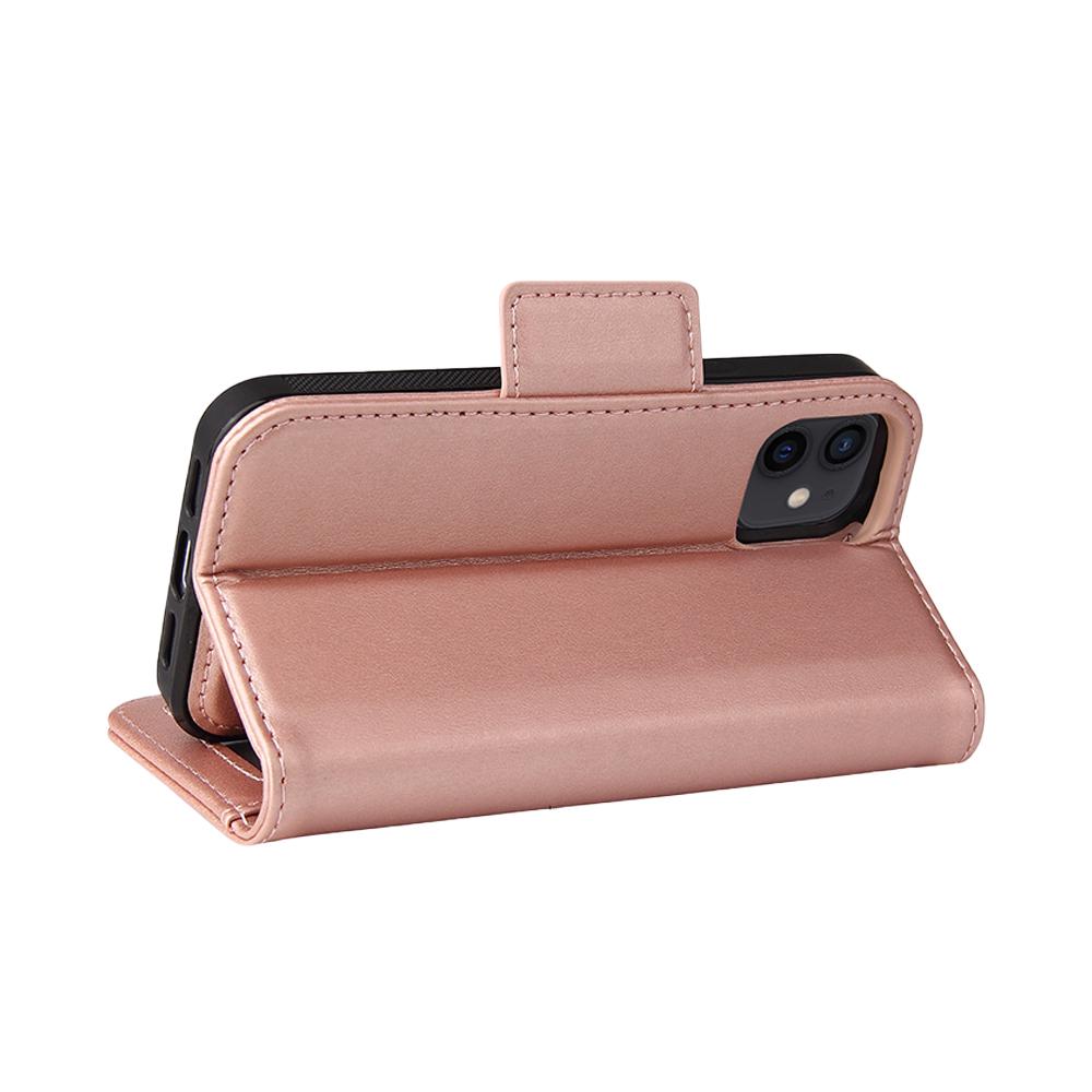 Universal Car Mount & iPhone 12 Mini Leather Wallet Case [Vajio Series] - NAVOR