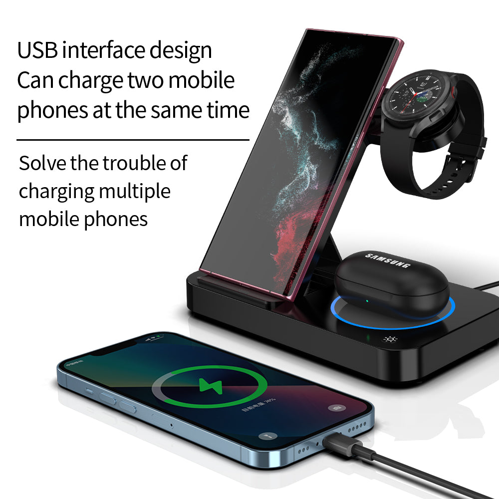 navor 4-in-1 Wireless Foldable Charging Station