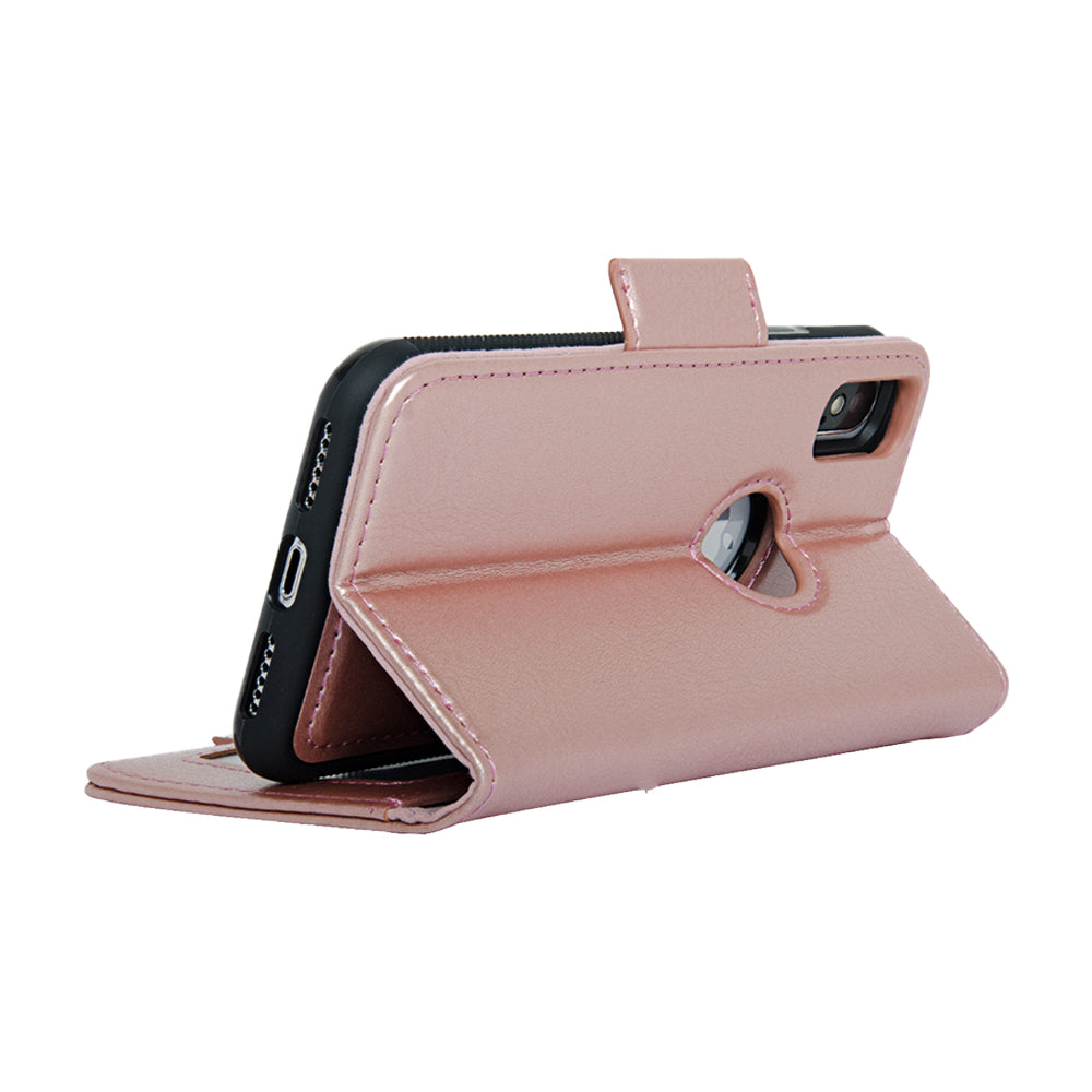 Vajio Series - iPhone X / XS Leather Wallet Case - NAVOR