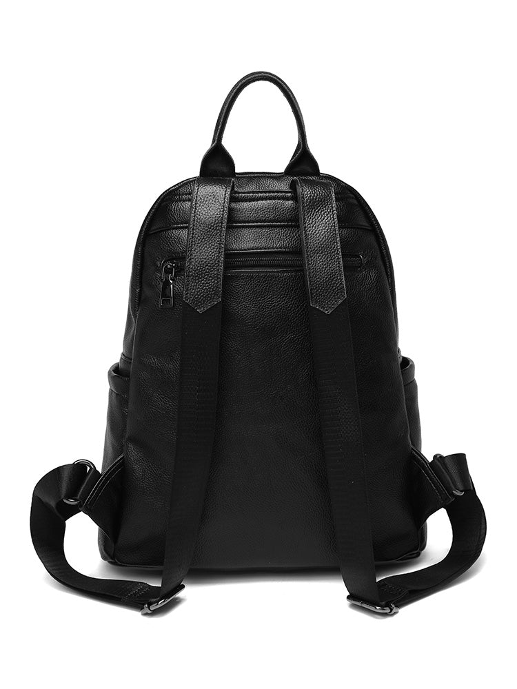 Leather Backpack for Girls/Women Waterproof Daypack - NAVOR