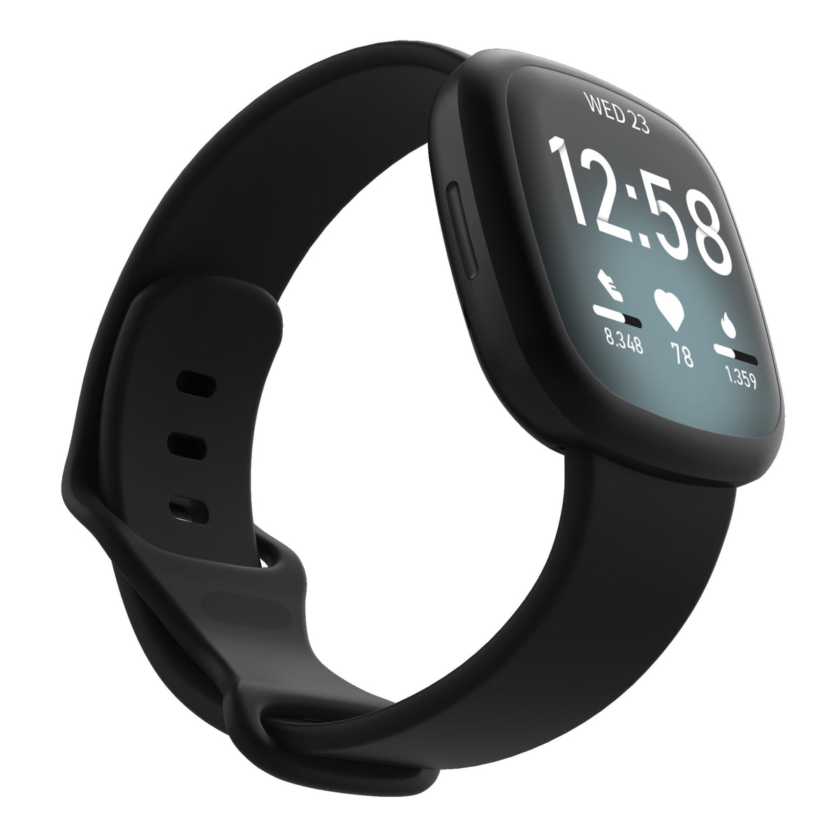 Fitbit Versa 3 / Fitbit Sense Soft TPU Sport Replacement Wristband - NAVOR
