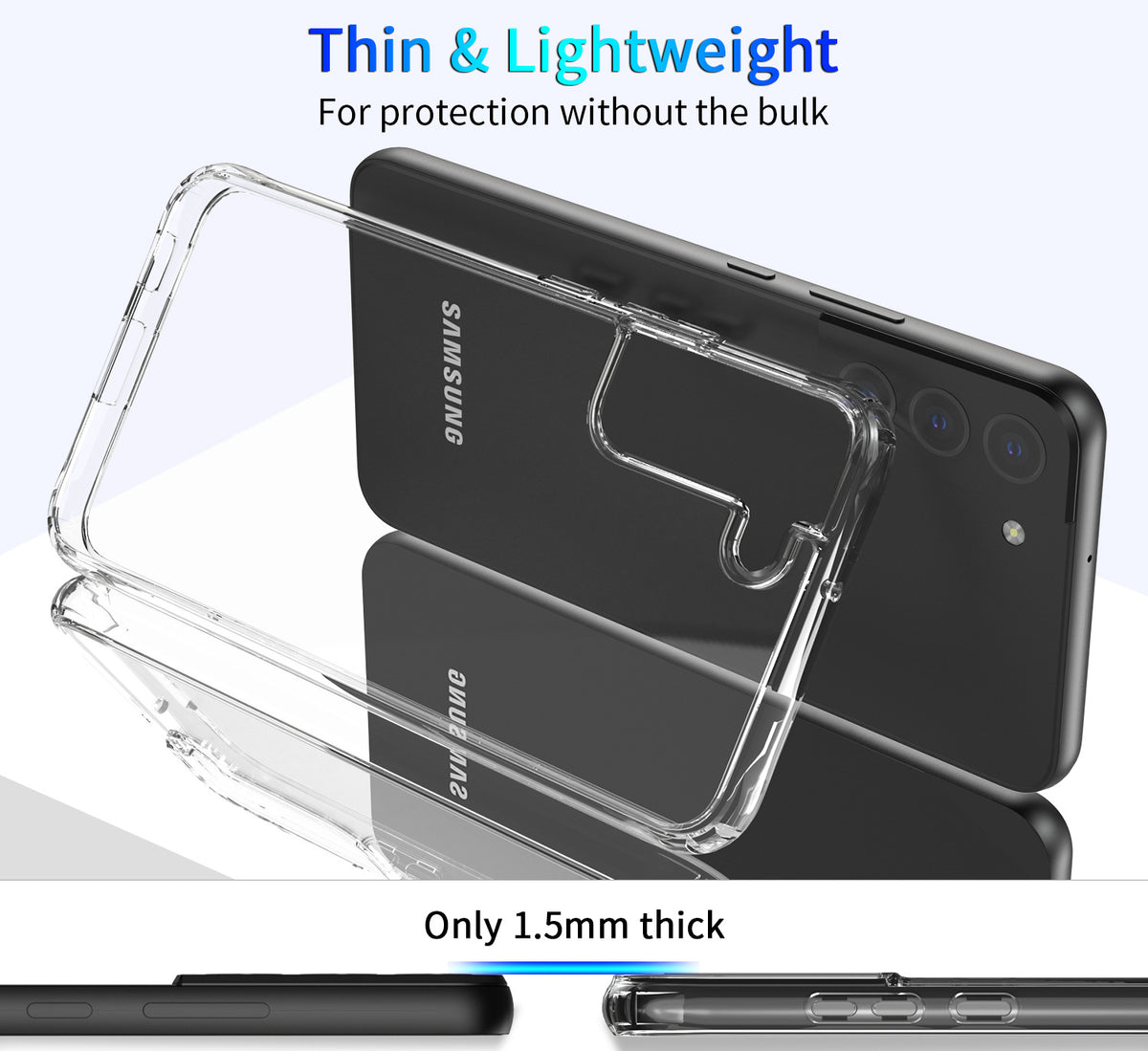 Slim Clear Samsung Galaxy S22 Case (2022) - NAVOR