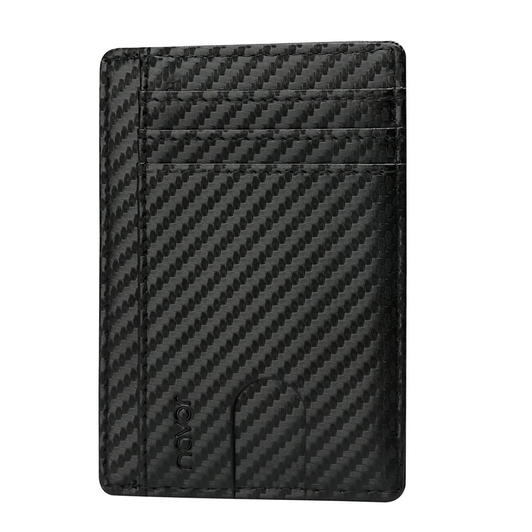 Slim Minimalist RFID Blocking Leather Wallet - NAVOR