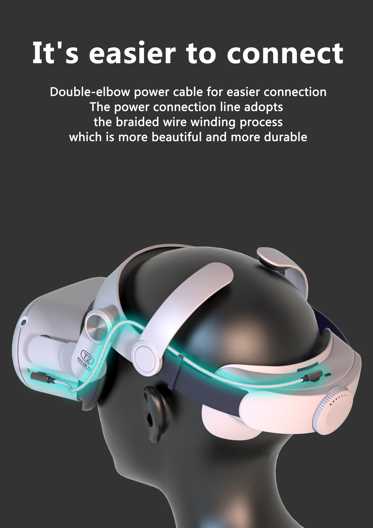 navor Battery Pack Head Strap for Oculus Quest 2