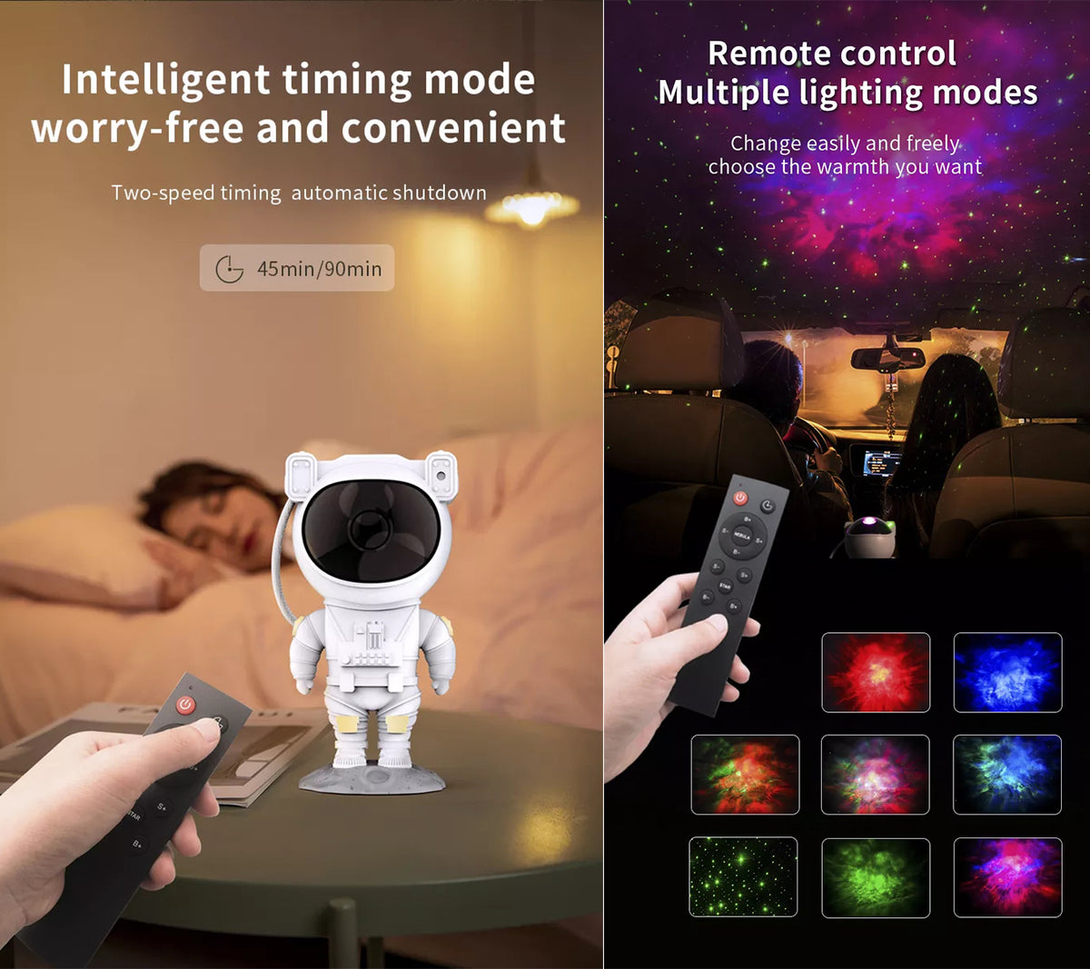 navor Astronaut Starry Sky Projector Light with Remote Control