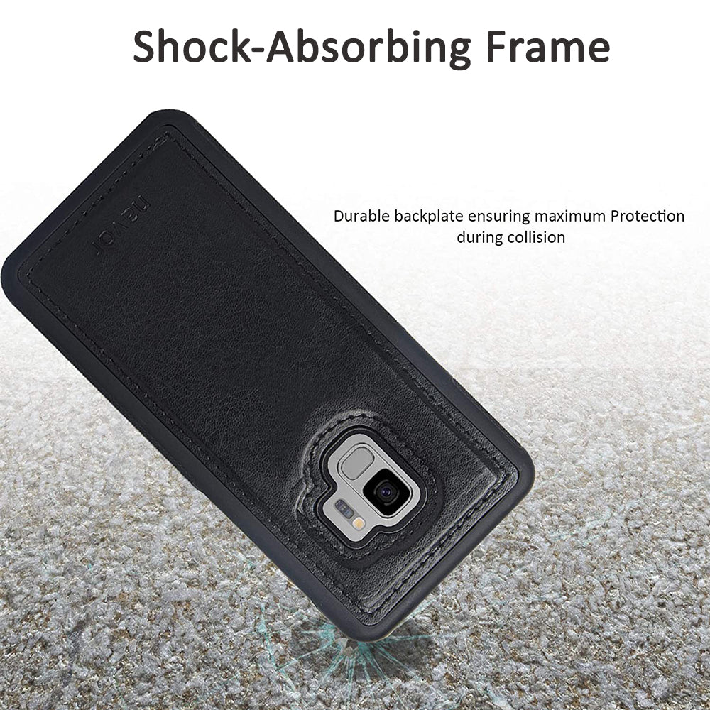 PU Leather Magnetic Samsung Galaxy S9 Case - NAVOR