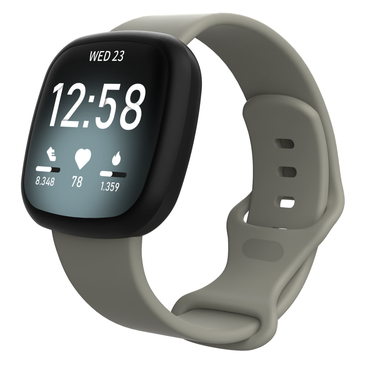 Fitbit Versa 3 / Fitbit Sense Soft TPU Sport Replacement Wristband - NAVOR