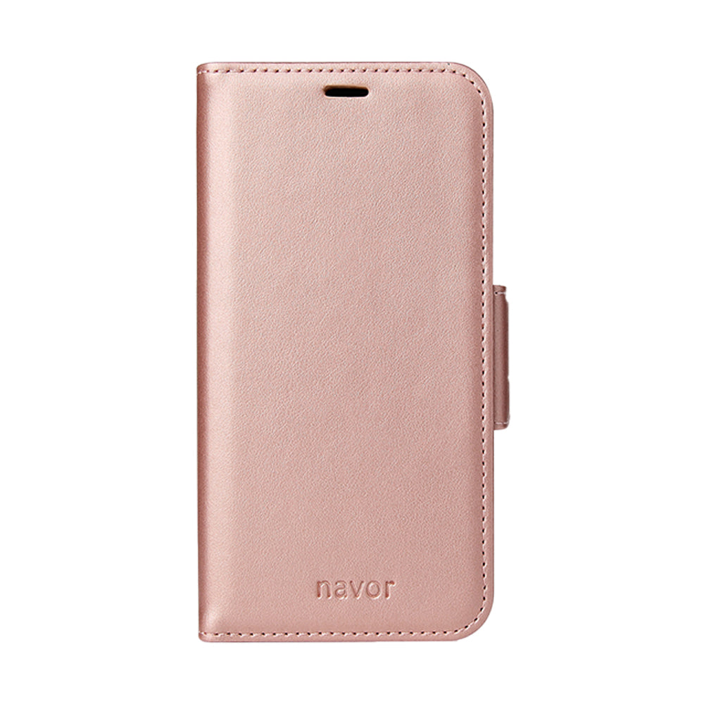 Vajio Series - iPhone 12 / Pro PU Leather Wallet Case - NAVOR