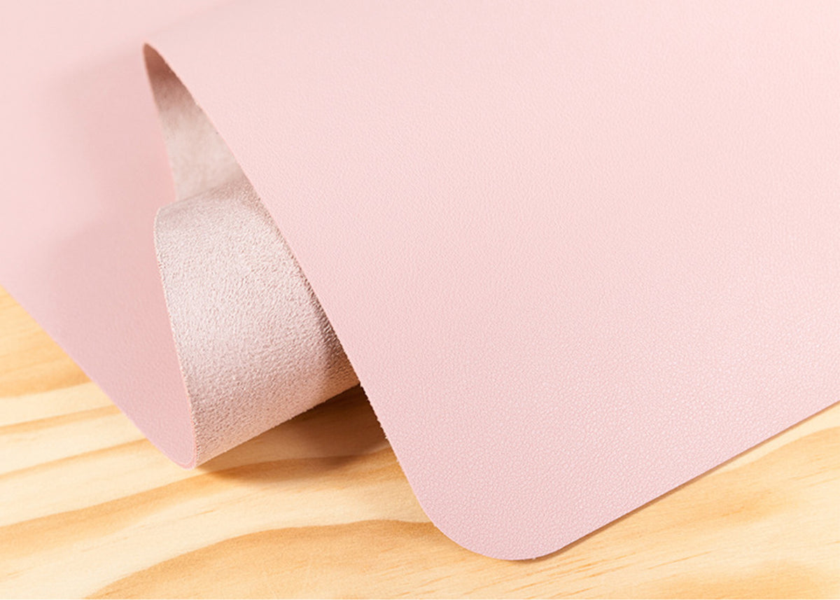 PU Leather 90 x 45 cm Desk Mat, Non-Slip Flat Extended Desk Mouse Mat for Office Home - NAVOR