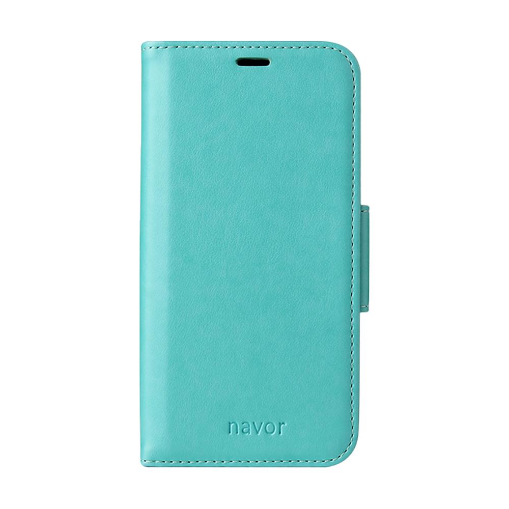 Navor Universal Car Mount & iPhone 12 / Pro PU Leather Wallet Case [Vajio Series] - NAVOR