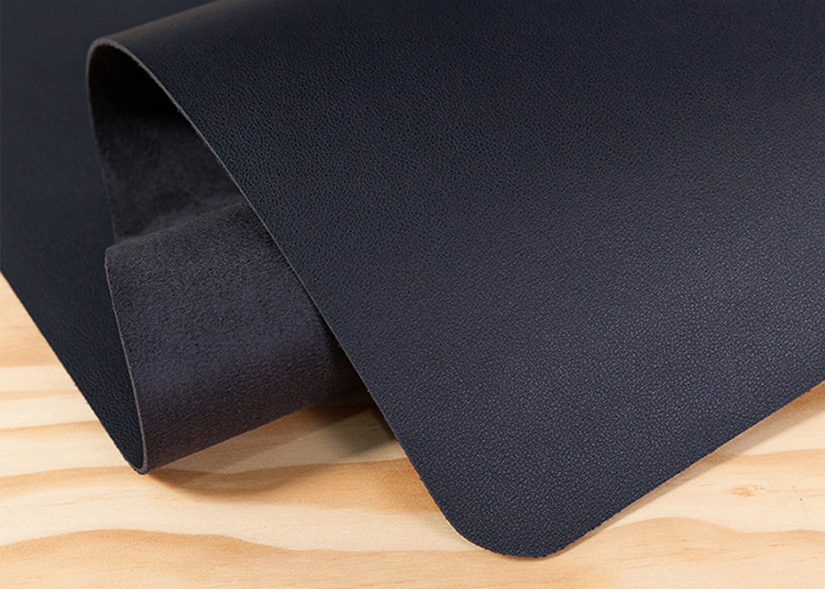 PU Leather 90 x 45 cm Desk Mat, Non-Slip Flat Extended Desk Mouse Mat for Office Home - NAVOR