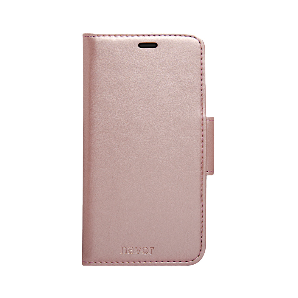 Vajio Series - iPhone X / XS Leather Wallet Case - NAVOR