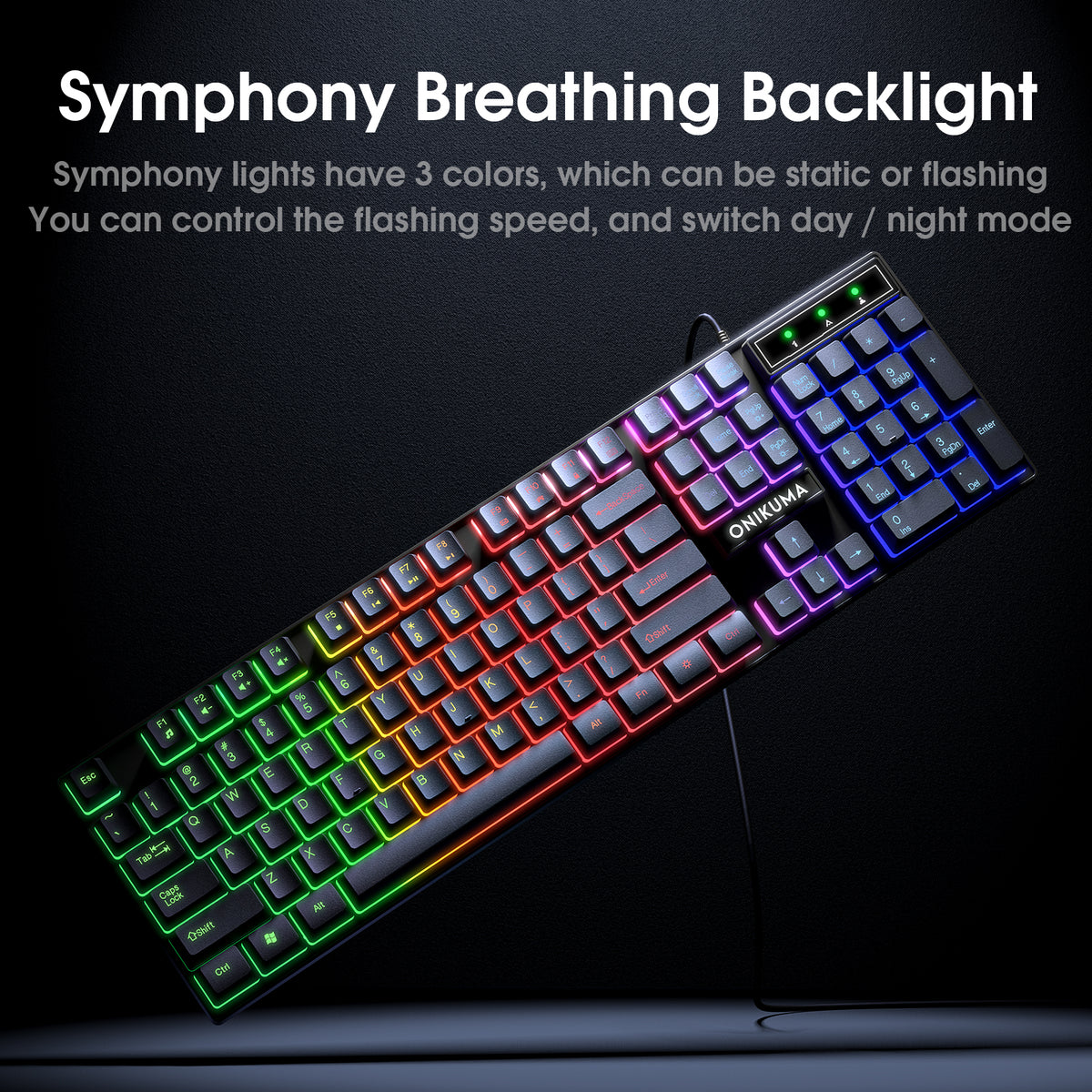 navor 5 in 1 Gaming Headset, Keyboard, Mouse, Headset Stand, Mouse Pad Combo