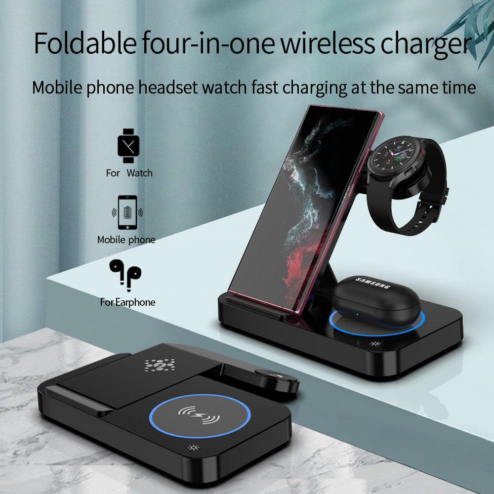 navor 4-in-1 Wireless Foldable Charging Station