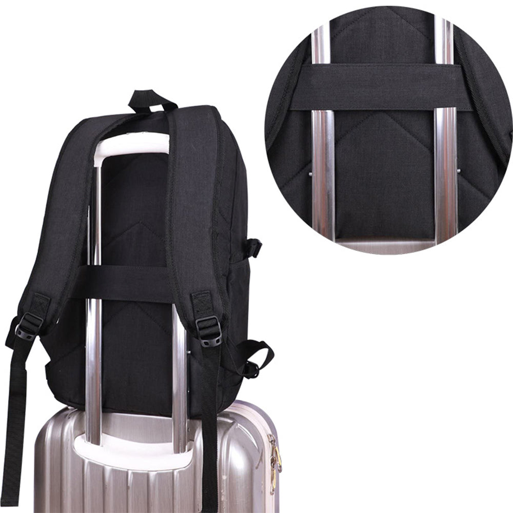 anti theft laptop travel backpack with usb plug charging port Anti-Theft with USB Charging Port, Headphone Jack & Lock, Business Lap – NAVOR