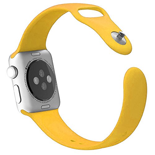 Navor Replacement Sport Soft Silicone Strap Band Compatible with Apple Watch 42mm [Series 1, 2, 3] - NAVOR