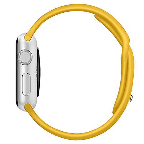 Navor Replacement Sport Soft Silicone Strap Band Compatible with Apple Watch 42mm [Series 1, 2, 3] - NAVOR