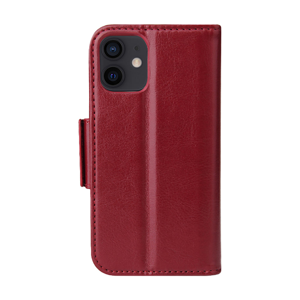 Vajio Series - iPhone 12 Mini Leather Wallet Case - NAVOR
