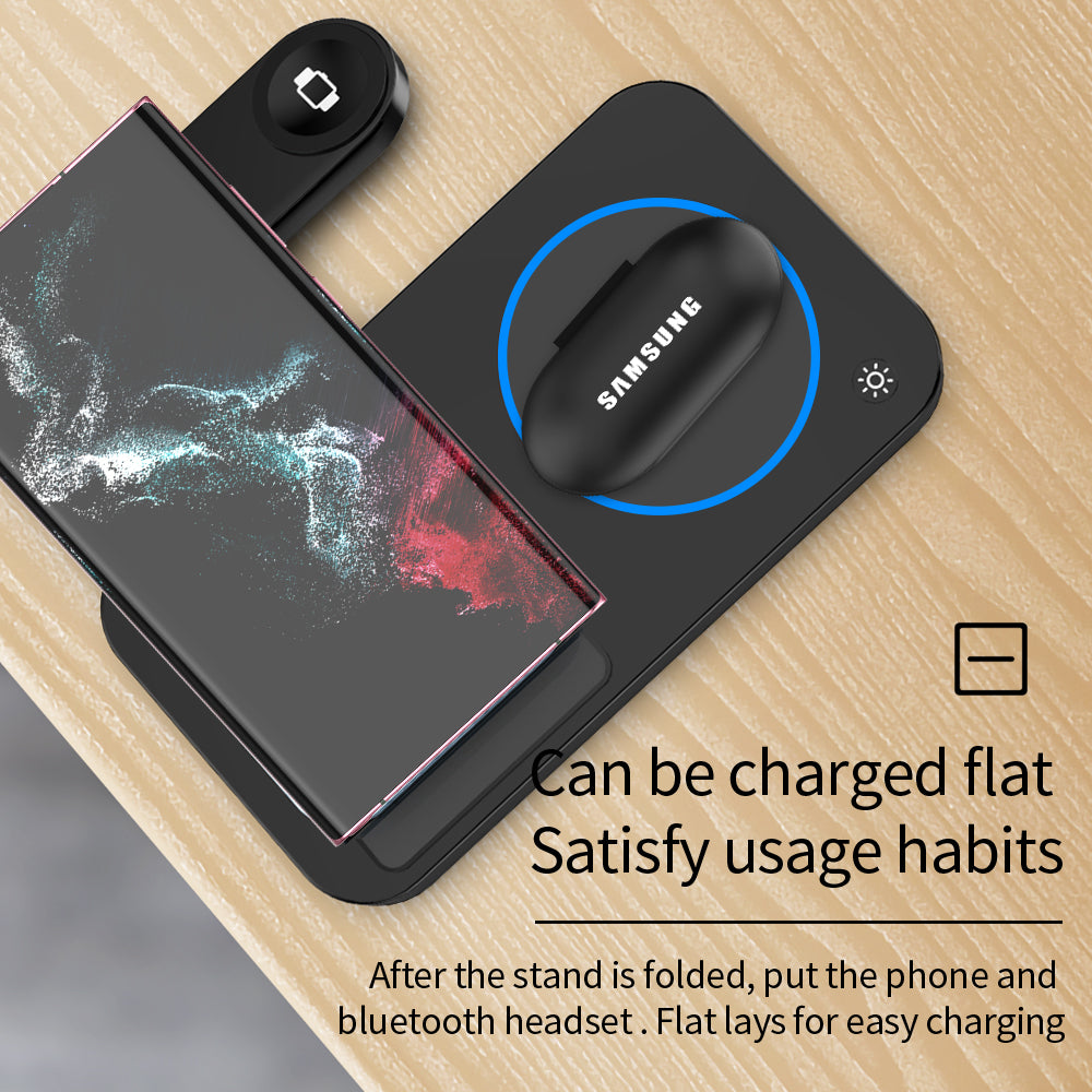 navor 4-in-1 Wireless Foldable Charging Station