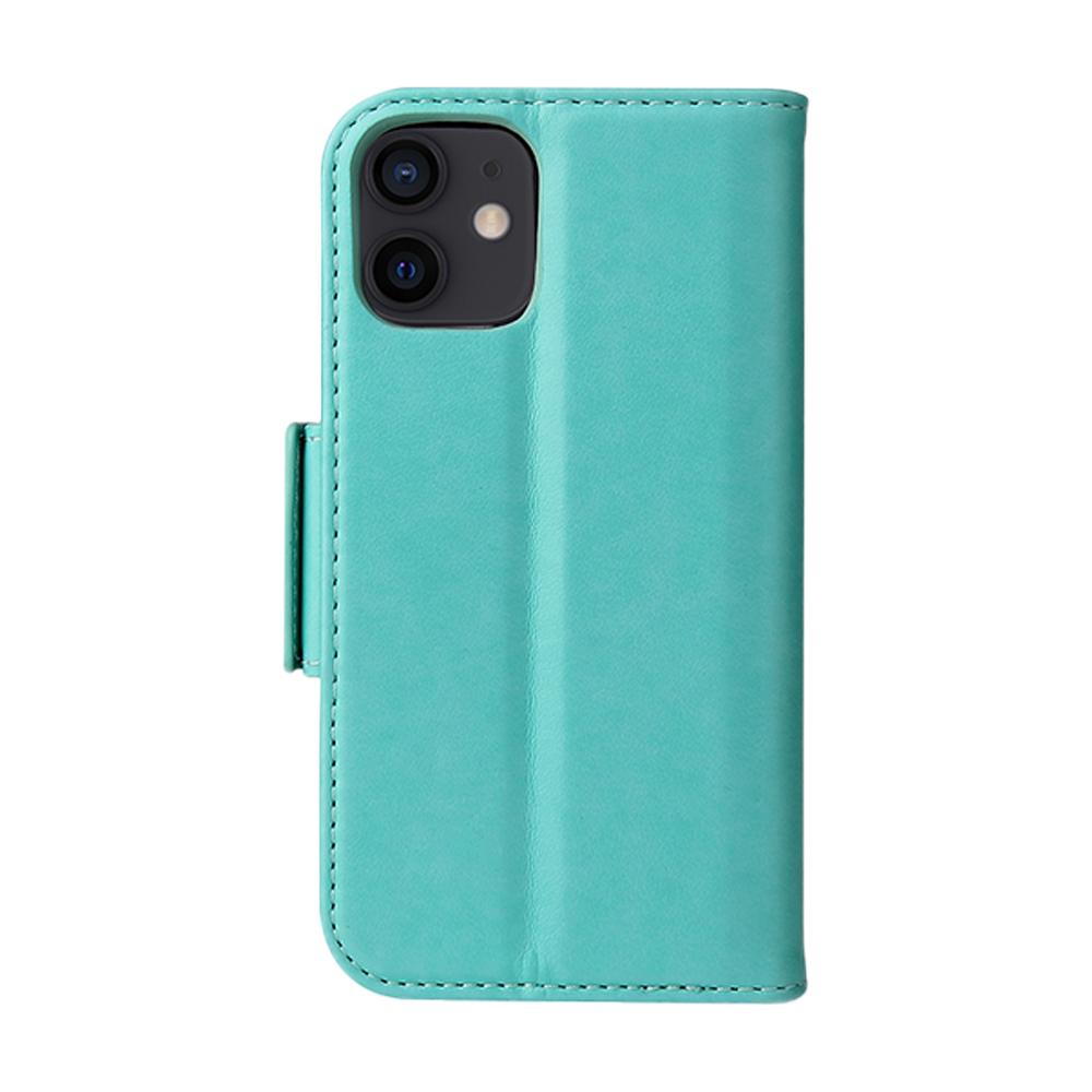 Universal Car Mount & iPhone 12 Mini Leather Wallet Case [Vajio Series] - NAVOR