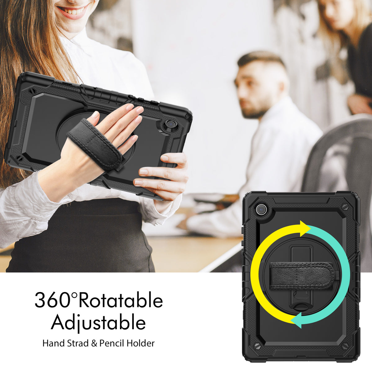 navor Samsung Galaxy Tab A8 10.5" (2022), 360 Kickstand Case