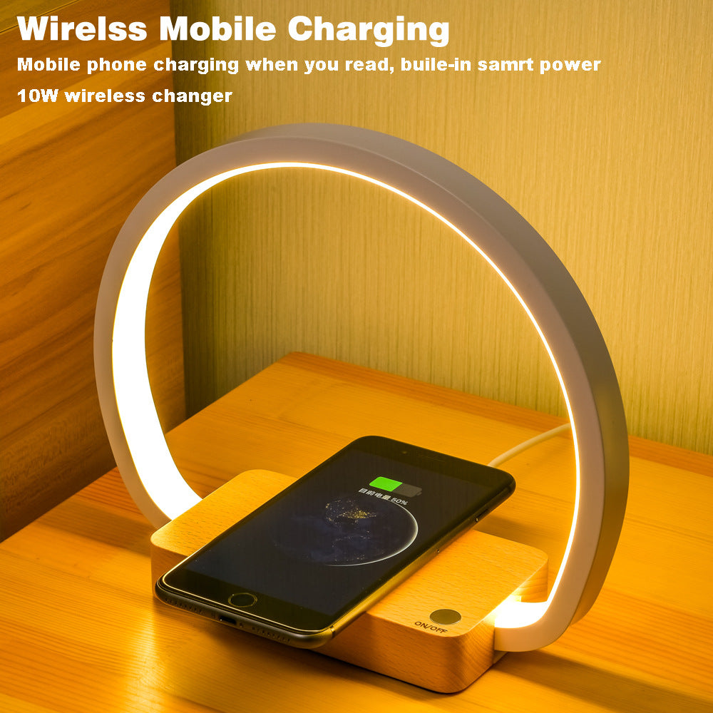 navor Bedside Lamp with Wireless Charger - NAVOR